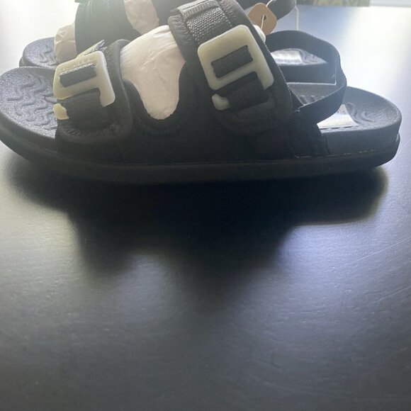 NWT Native Davis Black Slingback Sandals - Picture 3 of 9
